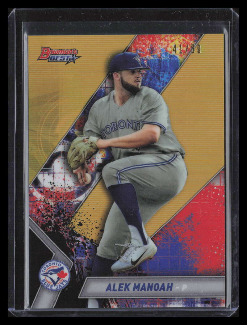 DELETE 124497 2019 Bowman's Best Top Prospects Gold Refractor tp3 Alek Manoah Rookie 41/50