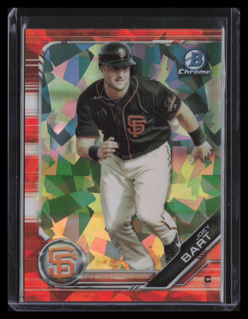 DELETE 124507 2019 Bowman Chrome Draft Sapphire Orange Refractor bdc134 Joey Bart Rookie 5/25