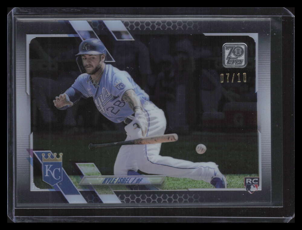 DELETE 124513 2021 Topps Update Clear us220 Kyle Isbel Rookie 7/10