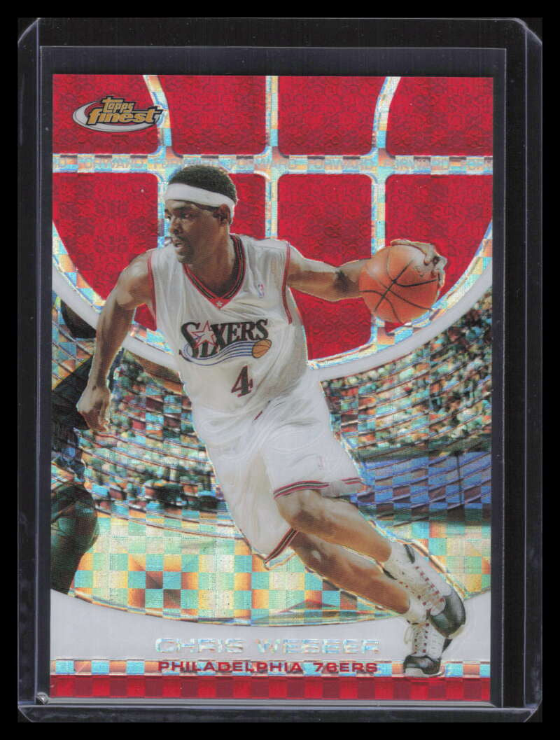 2005-06 Finest Red X-Fractor 87 Chris Webber 98/139