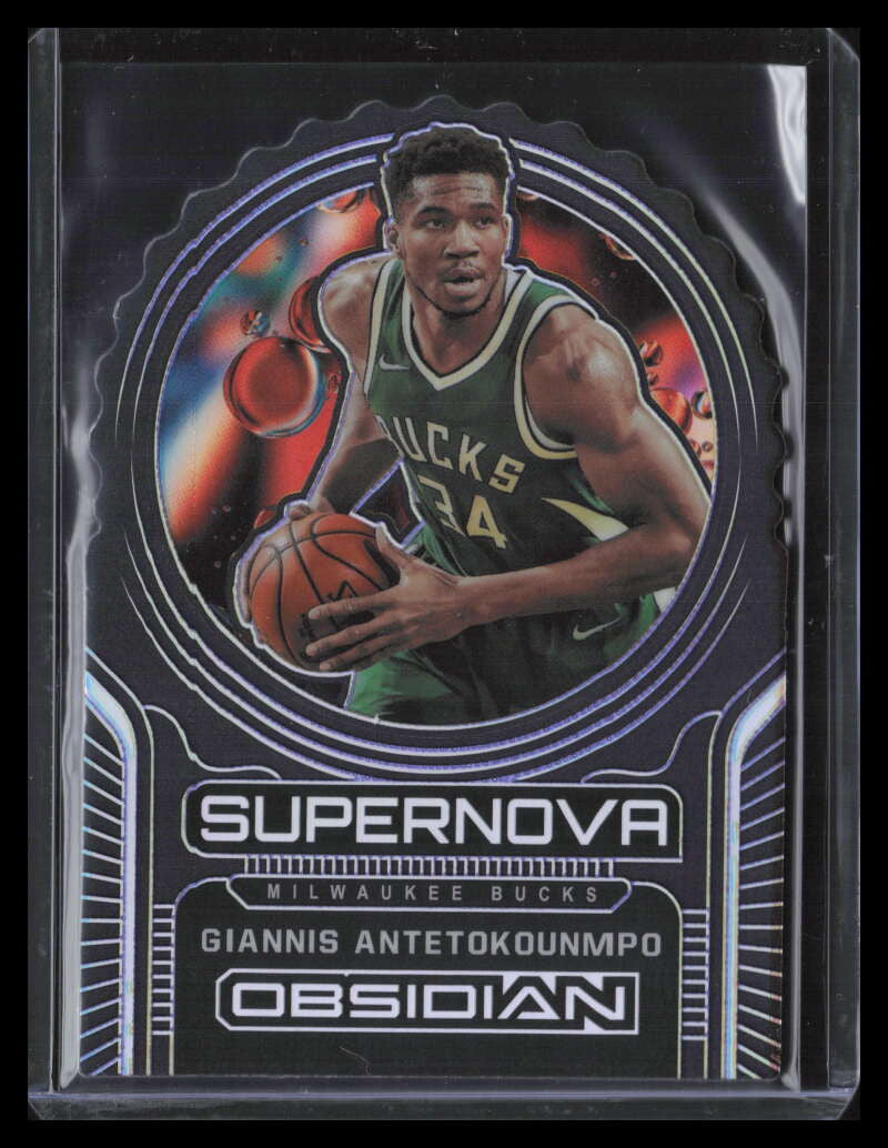 DELETE 124625 2020-21 Panini Obsidian Supernova 5 Giannis Antetokounmpo 51/75