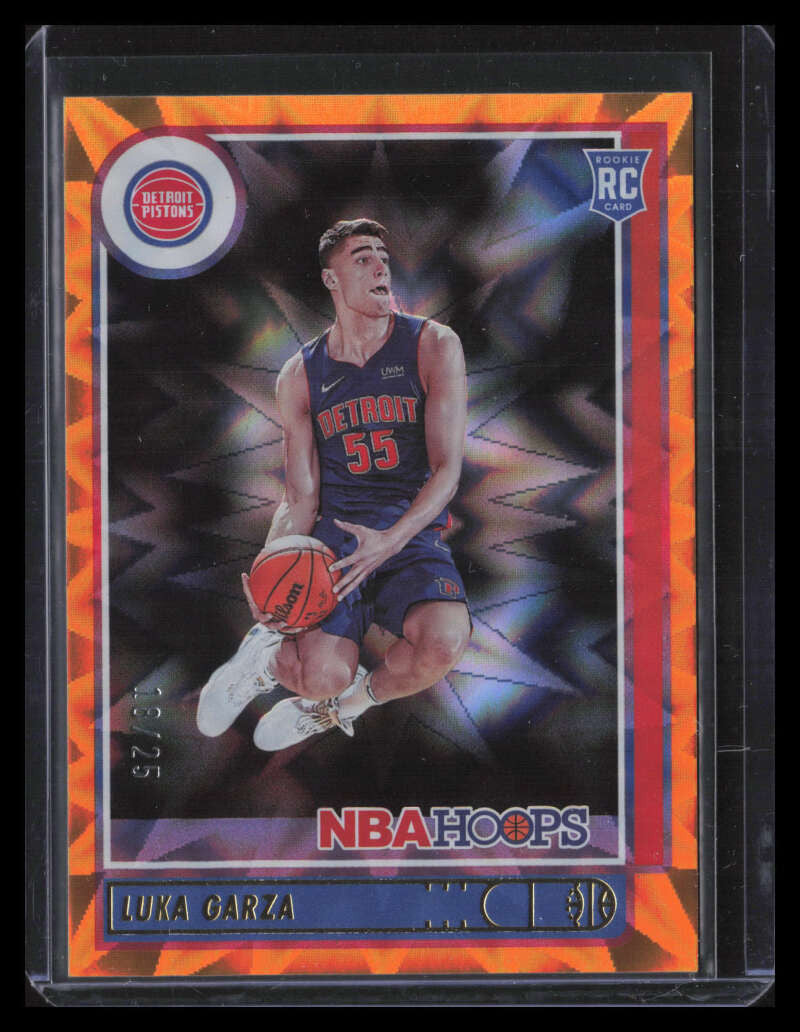 DELETE 124655 2021-22 Hoops Orange Explosion 250 Luka Garza Rookie 18/25