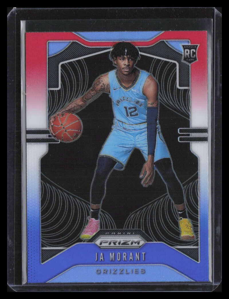 DELETE 124667 2019-20 Panini Prizm Prizms Red White &amp; Blue Refractor 249 Ja Morant Rookie