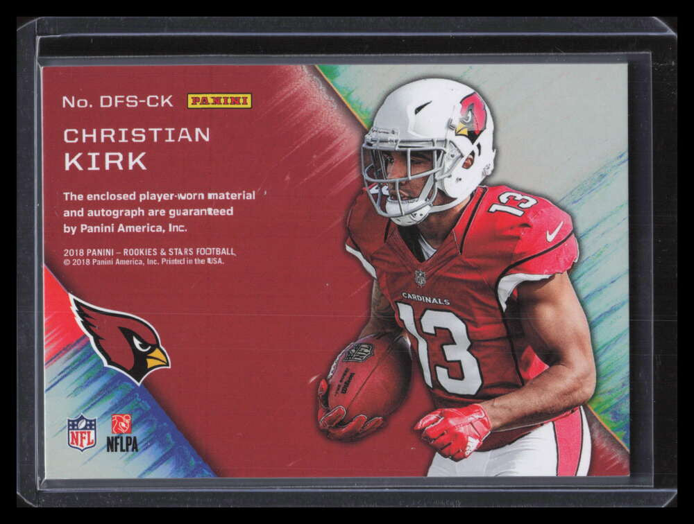 2018 Rookies Stars Dress Success Autographs Christian Kirk RC Jersey Auto 10/25