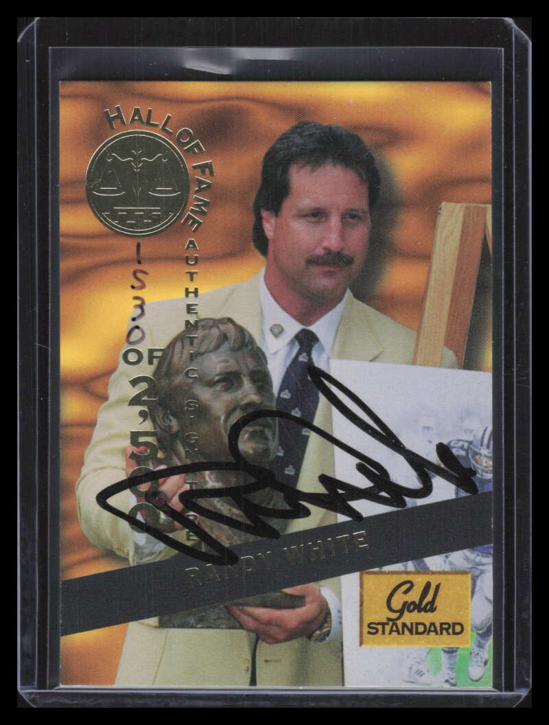 1994 Signature Rookies Gold Standard HOF Autographs Randy White Auto 1530/2500
