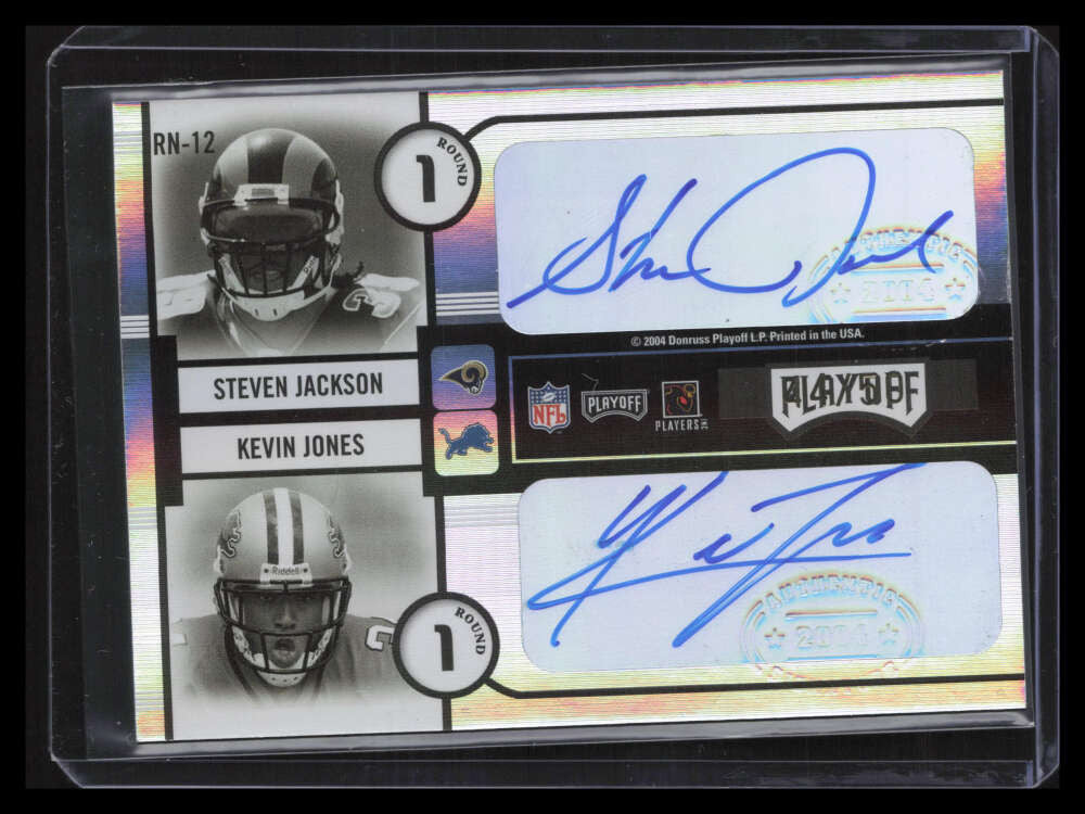DELETE 124707 2004 Playoff Contenders Round Numbers Perry Williams Jones Jackson RC Auto 44/50