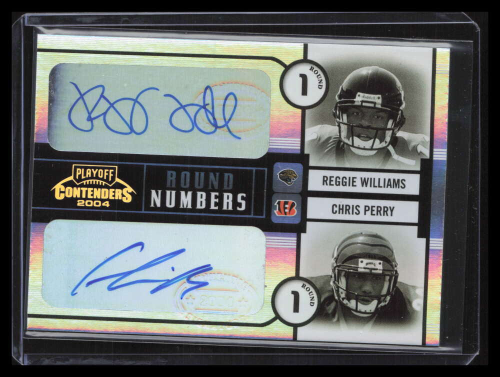 DELETE 124707 2004 Playoff Contenders Round Numbers Perry Williams Jones Jackson RC Auto 44/50