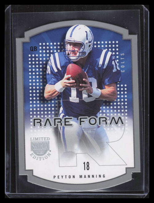 2003 SkyBox LE Rare Form 8 Peyton Manning
