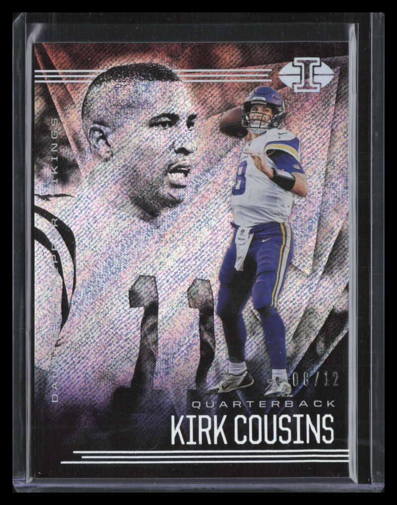 2020 Panini Illusions Trophy Collection Wild Card 72 Culpepper Kirk Cousins 8/12