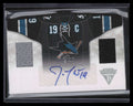 SOLD 124929 2011-12 Titanium Third Sweaters Autographs 5 Joe Thornton Dual Jersey Auto 4/25