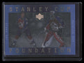 1996-97 Upper Deck Ice Stanley Cup Foundation s5 Joe Sakic Patrick Roy