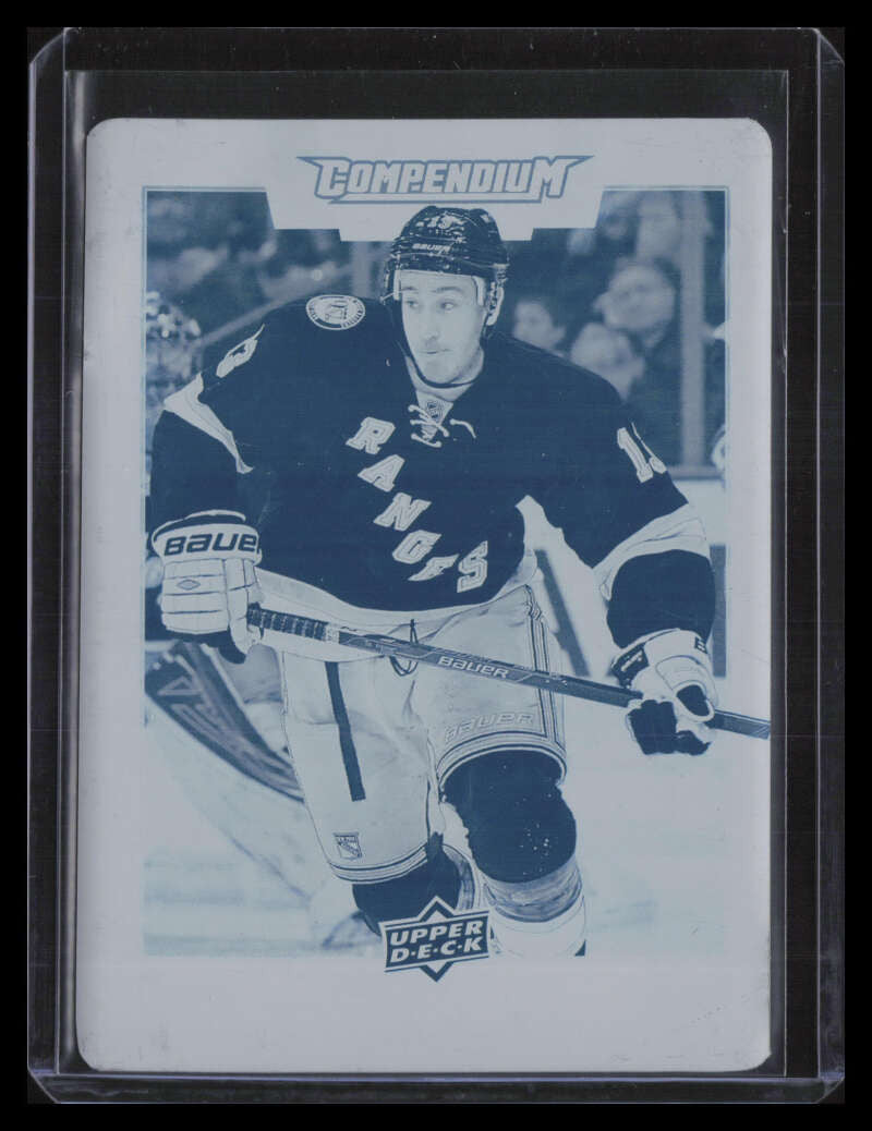 2017-18 Upper Deck Compendium Printing Plate Cyan 472 Kevin Hayes 1/1