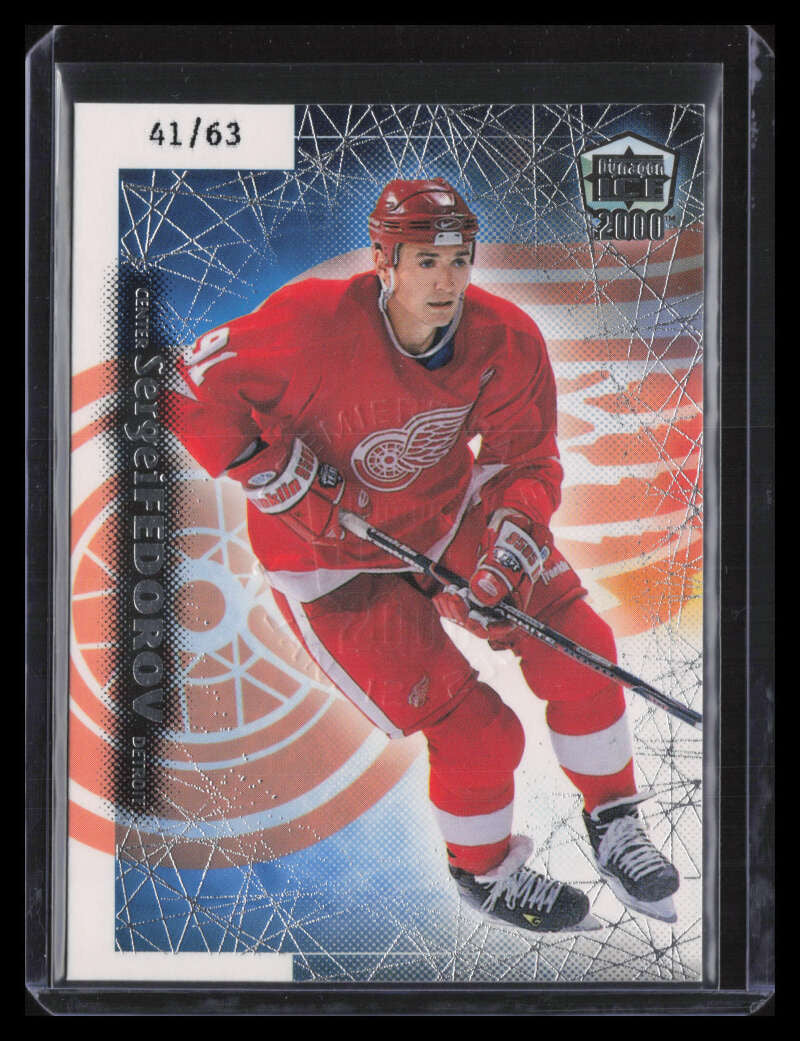 1999-00 Pacific Dynagon Ice Premiere Date 73 Sergei Fedorov 41/63