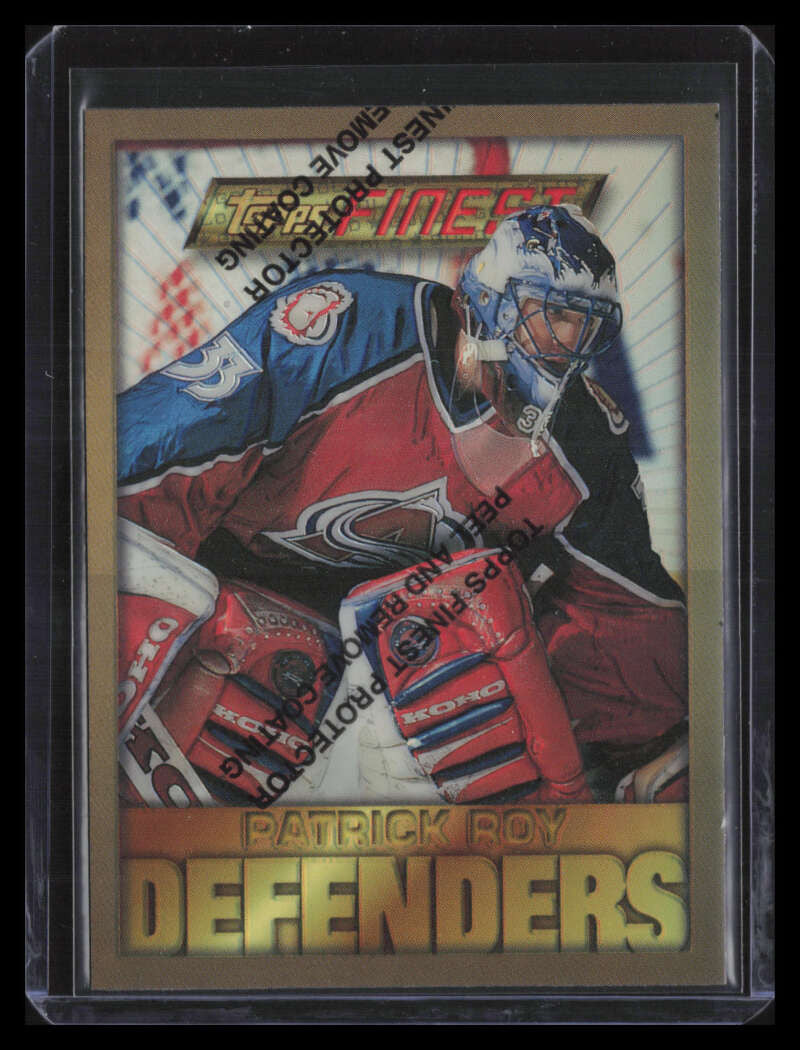 1995-96 Finest Refractor 13 Patrick Roy Gold Rare (a)