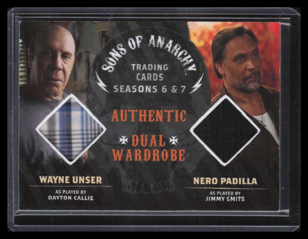 2015 Sons of Anarchy Seasons 6-7 Wardrobes Nero Padilla Wayne Unser Dual Relic