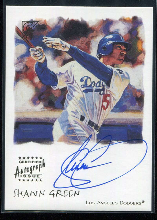2002 Topps Gallery Autographs GASG Shawn Green Auto