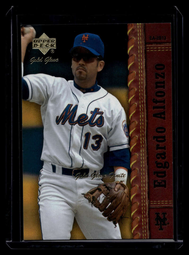 2001 Upper Deck Gold Glove Finite 76 Edgardo Alfonzo 4/25