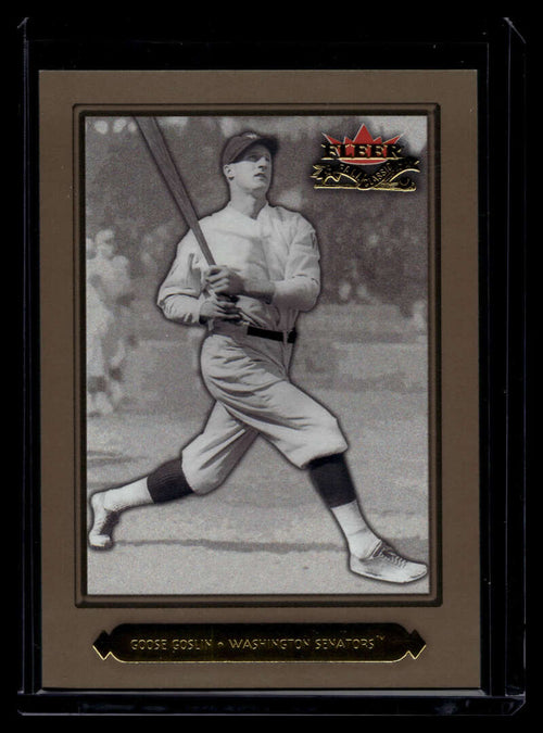 2002 Fleer Fall Classics Championship Gold 87a Goose Goslin Senators 24/50