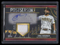 2021 Topps Postseason Performance Autograph Red Eric Hosmer Jersey Auto 7/25