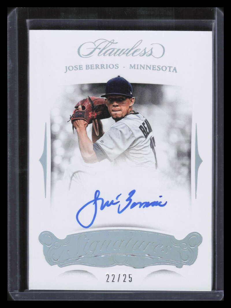 2018 Panini Flawless Signatures 81 Jose Berrios Auto 22/25