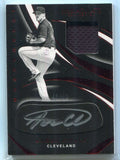 2020 Immaculate Monochrome Autographs 40 Aaron Civale Rookie Jersey Auto 43/49