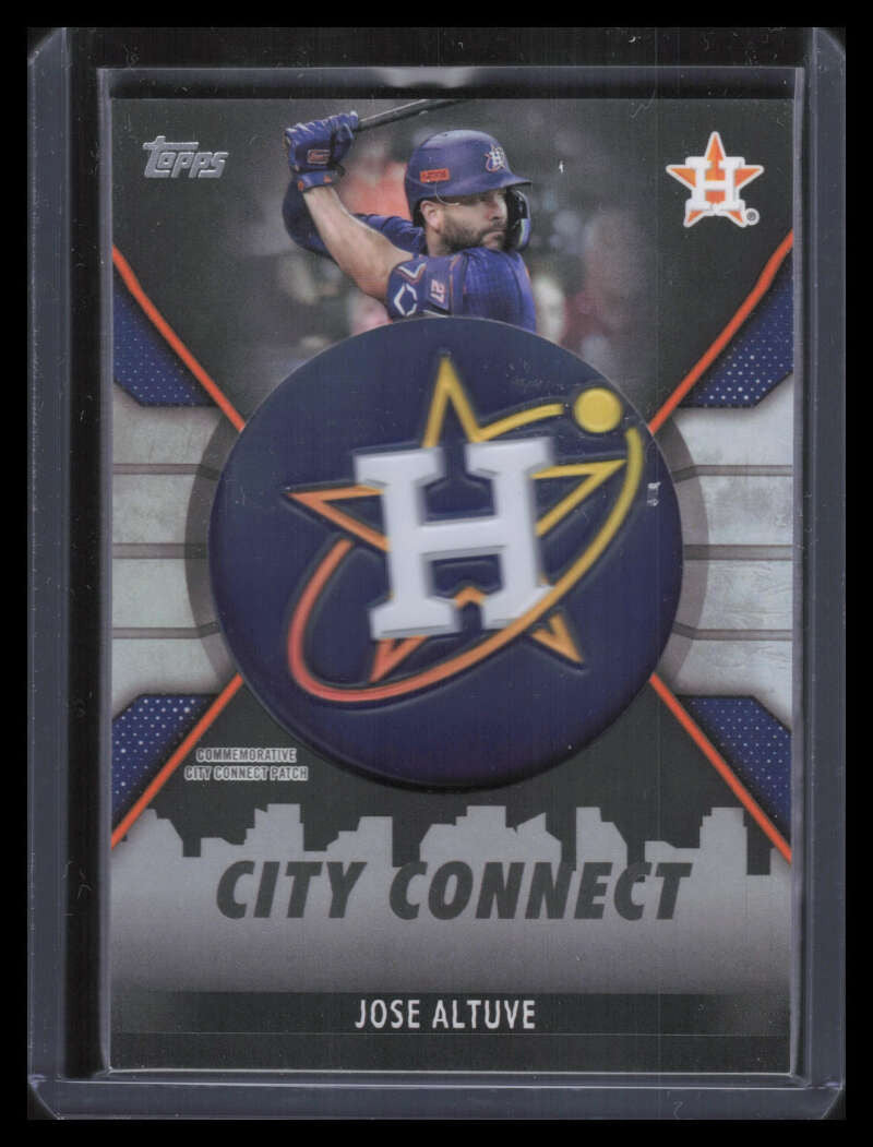 2023 Topps City Connect Commemorative Patch Black CCJA Jose Altuve Patch 202/299
