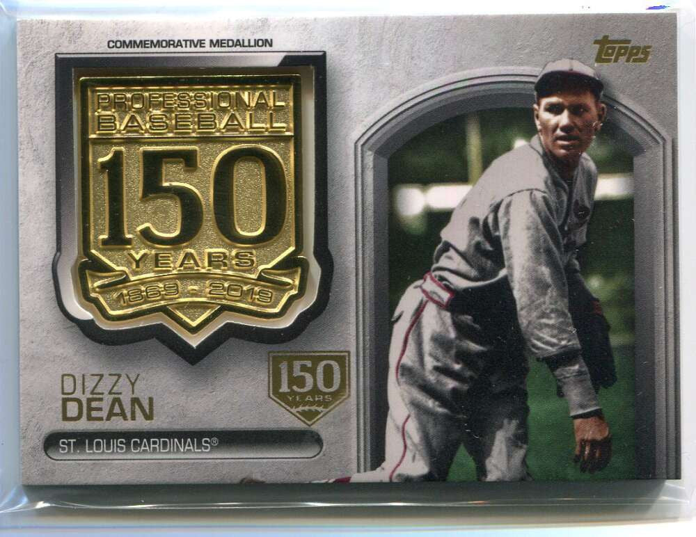 2019 Topps Update 150th Anniversary AMMDD Dizzy Dean Medallion 85/150
