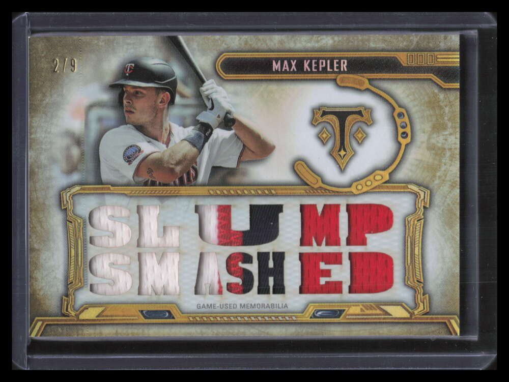 2020 Topps Triple Threads Relics Gold ttrmk2 Max Kepler Patch Jersey 2/9