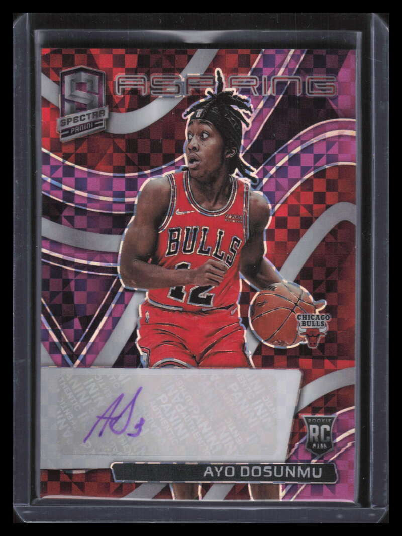 DELETE 125482 2021-22 Panini Spectra Aspiring Autographs Purple Ayo Dosunmu Rookie Auto 18/35