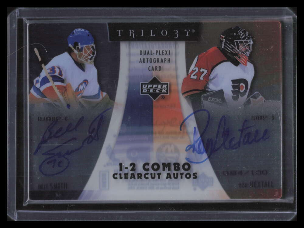 2006-07 Upper Deck Trilogy Clearcut Autographs Billy Smith Hextall Auto 84/100