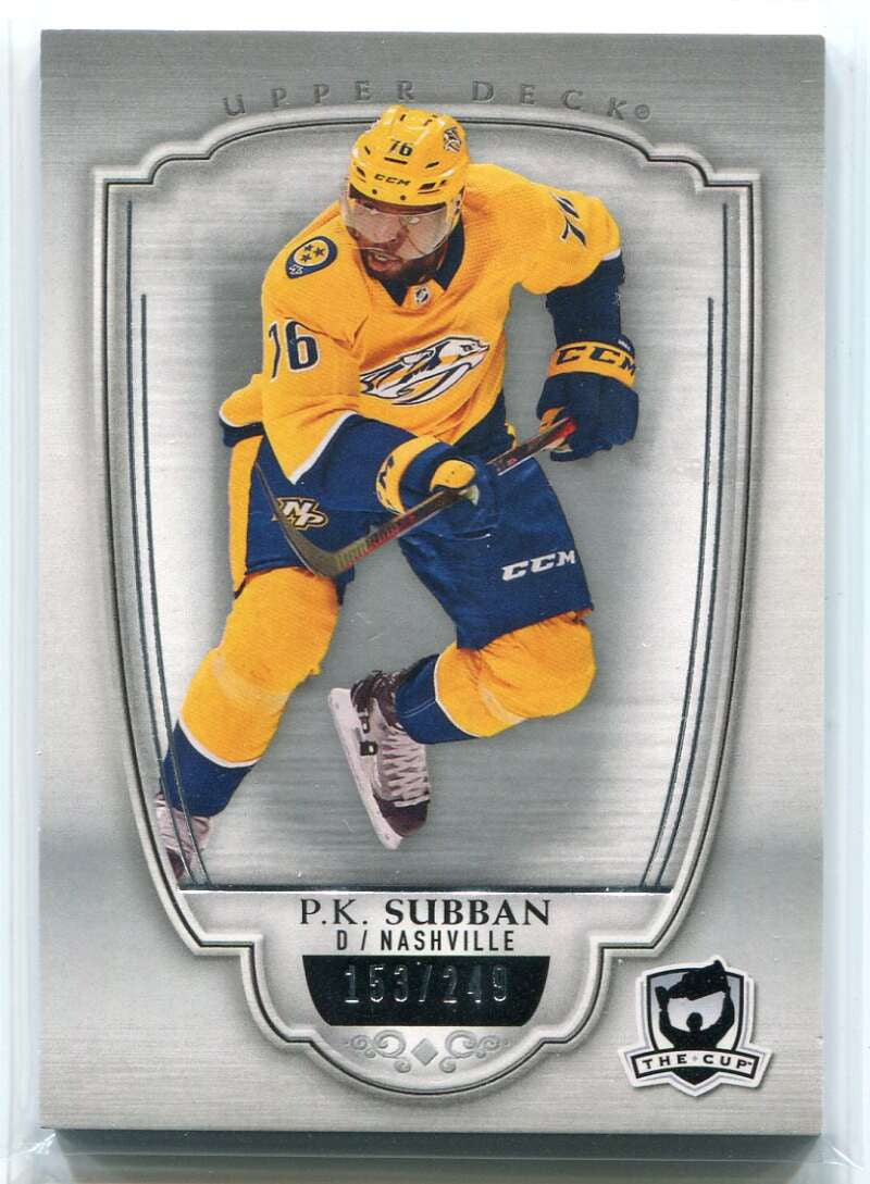 2018-19 The Cup 31 P. K. Subban 153/249