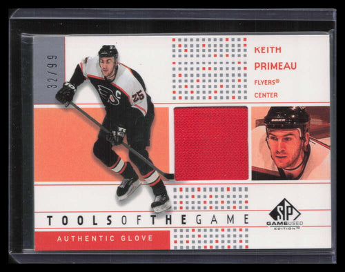 2002-03 SP Game Used Tools of the Game KP Keith Primeau Glove 32/99