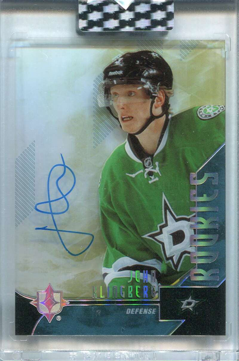 DELETE 125696 2019-20 Upper Deck Clear Cut Rookie Tribute Autographs RTJK John Klingberg Auto