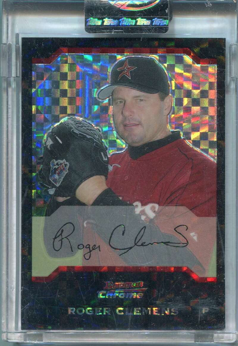 SOLD 125712 2004 Bowman Chrome X-Fractor 37 Roger Clemens 61/172