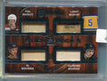 SOLD 125721 2015-16 Stickwork Stick Rack Housley MacInnis Murphy Bourque Quad Stick 17/40