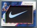 2017 Immaculate Shoe Soles 7 Nathan Peterman Rookie Nike Logo Patch 1/1
