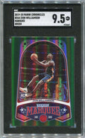 DELETE 125892 2019-20 Panini Chronicles Green 244 Zion Williamson Marquee RC SGC 9.5 MT+