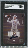DELETE 125899 2021 Panini Luminance Blue 114 Zach Wilson Rookie 29/99 SGC 10 GEM MINT