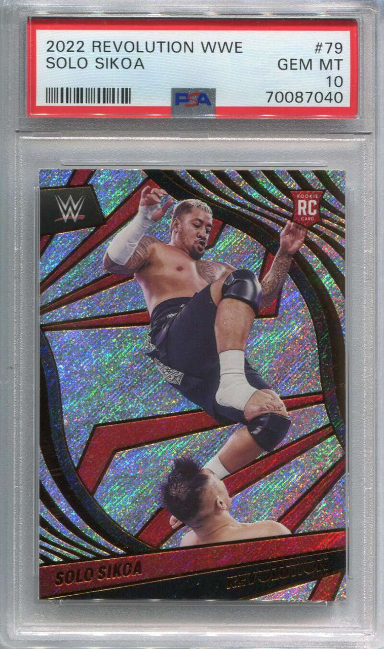 2022 Revolution WWE 79 Solo Sikoa Rookie PSA 10 GEM MT