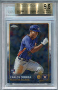 DELETE 125946 2015 Topps Chrome 205 Carlos Correa Rookie SP BGS 9.5 GEM MINT 0011614701