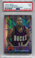 1994-95 Finest Refractor w/ Coating 166 Glenn Robinson Rookie PSA 7 NM