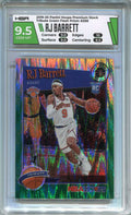 DELETE 125951 2019-20 Hoops Premium Stock Green Flash 298 RJ Barrett Rookie 46/99 HGA 9.5