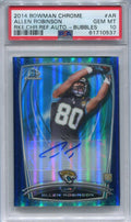 2014 Bowman Chrome Bubbles Refractor Allen Robinson Rookie Auto 37/99 PSA 10 GEM