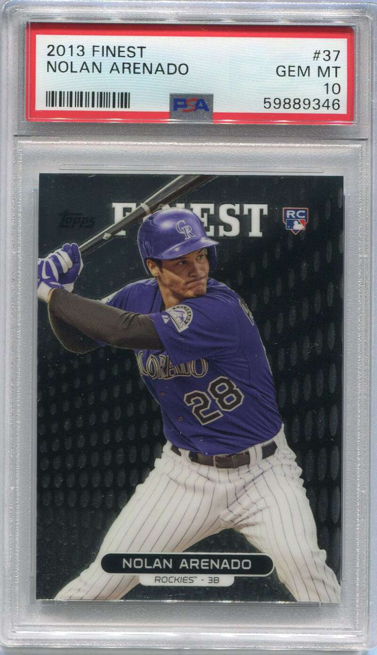 2013 Finest 37 Nolan Arenado Rookie PSA 10 GEM MT