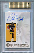 2020 Panini Encased Scripted Signatures Chase Claypool RC Auto 33/75 BGS 9.5 10
