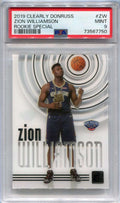 2019-20 Clearly Donruss Rookie Special 1 Zion Williamson Rookie PSA 9 MINT