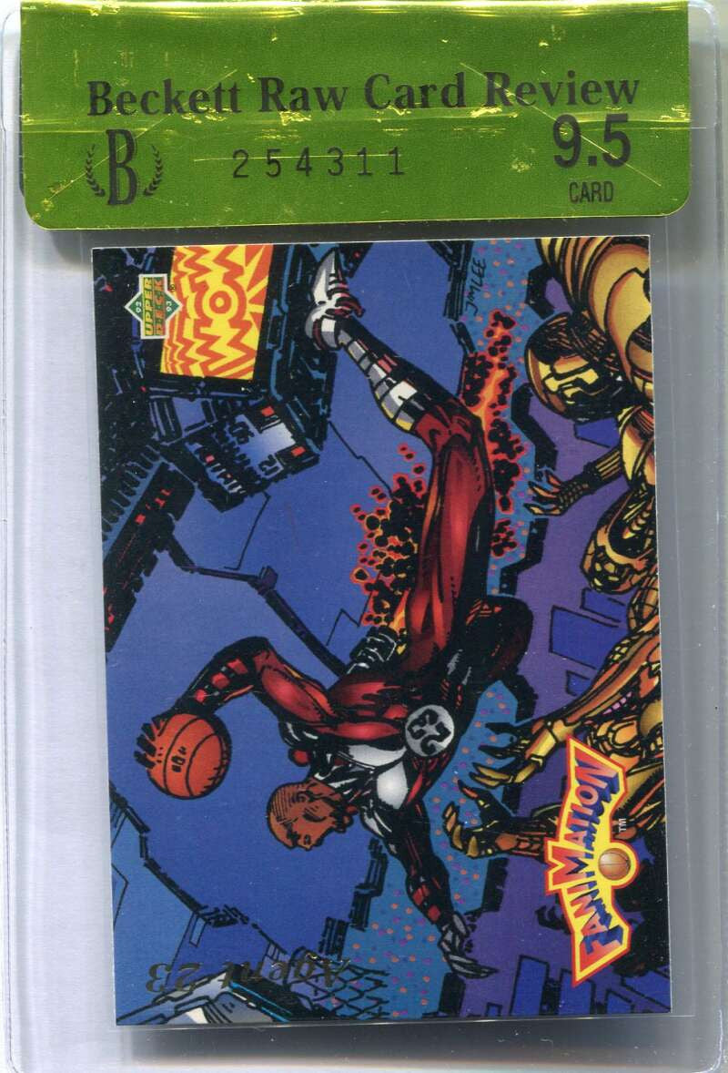 SOLD 125999 1992-93 Upper Deck International Italian 86 Michael Jordan Fanimation RCR 9.5