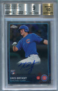 DELETE 126007 2015 Topps Chrome Rookie Autographs ARKB Kris Bryant Rookie Auto BGS 9 10 296