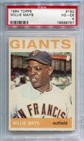 DELETE 126024 1964 Topps 150 Willie Mays PSA 4 EX