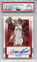 2018 Leaf Grand Slam Autographs Red bail1 Ivan Lendl Auto 4/5 PSA 10 GEM MT
